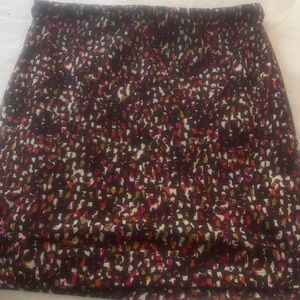 Renee C. Multicolor Patterned Pencil Skirt